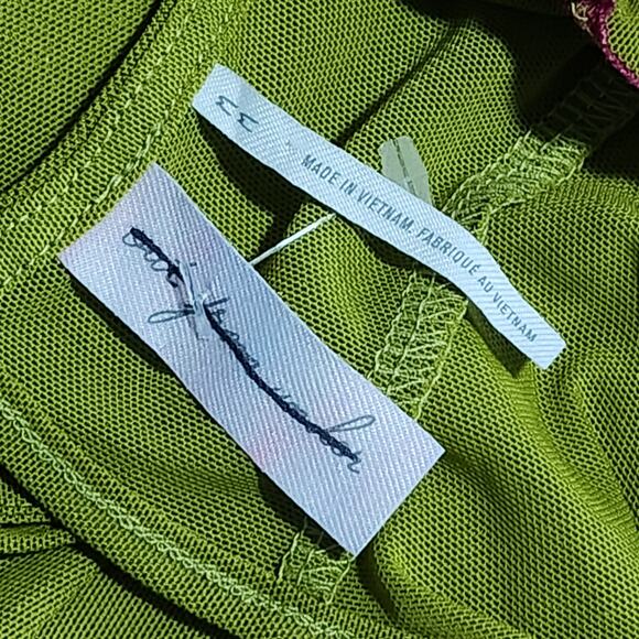 Urban Outfitters Out From Under BOUDOIR BELLE Sheer Lace Slip Dress Green M NWOT - Picture 7 of 8